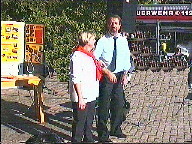 Unser lieber Feuerwehrmann und stellvertretender Bürgermeister Wolfgang Hoffmann sorgt für eine gute Stimmung. Link auf Video